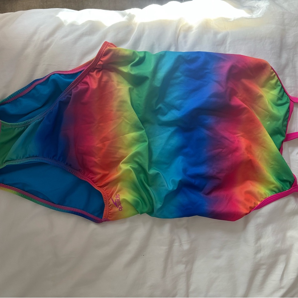 Speedo Rainbow One Piece Swimsuit